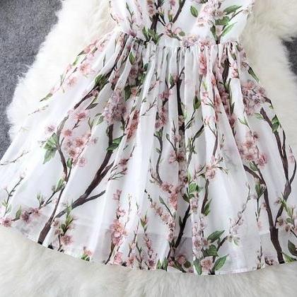 Cherry Printed Dress